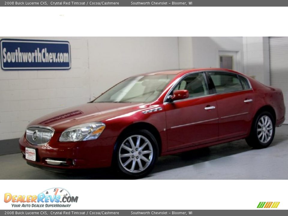 2008 Buick Lucerne CXS Crystal Red Tintcoat / Cocoa/Cashmere Photo #1