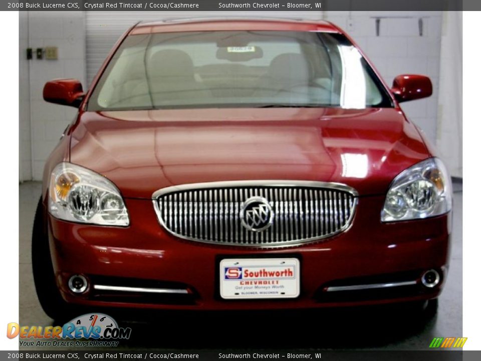 2008 Buick Lucerne CXS Crystal Red Tintcoat / Cocoa/Cashmere Photo #3