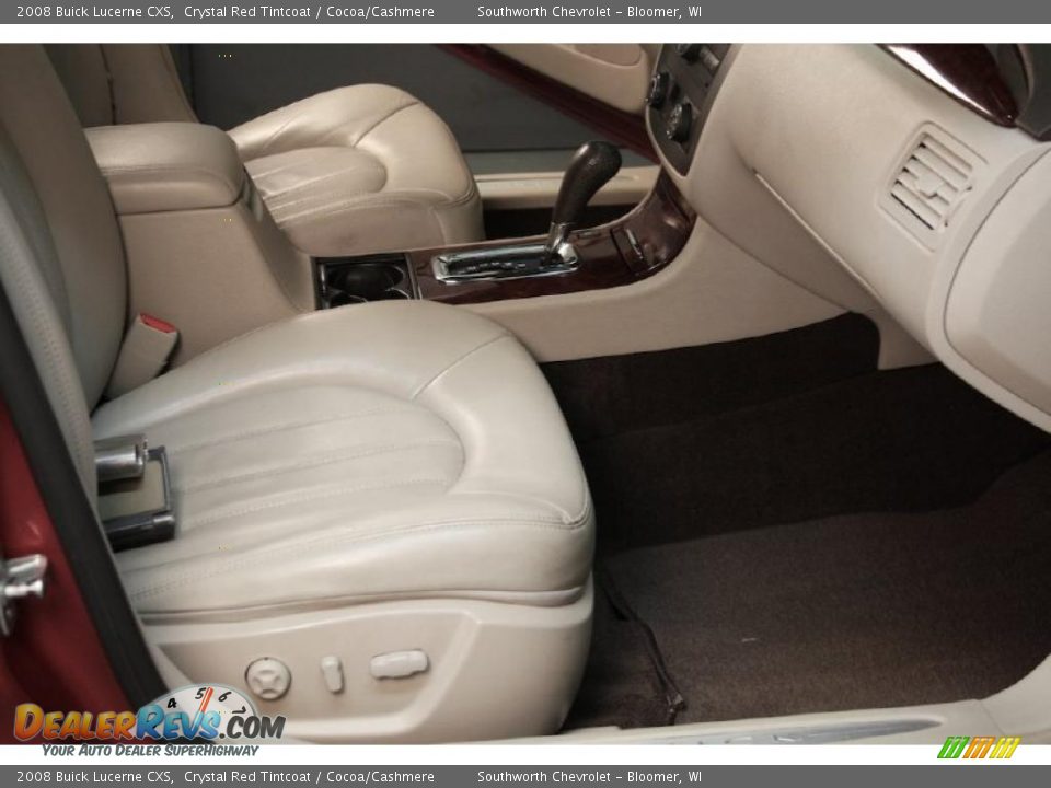 2008 Buick Lucerne CXS Crystal Red Tintcoat / Cocoa/Cashmere Photo #8