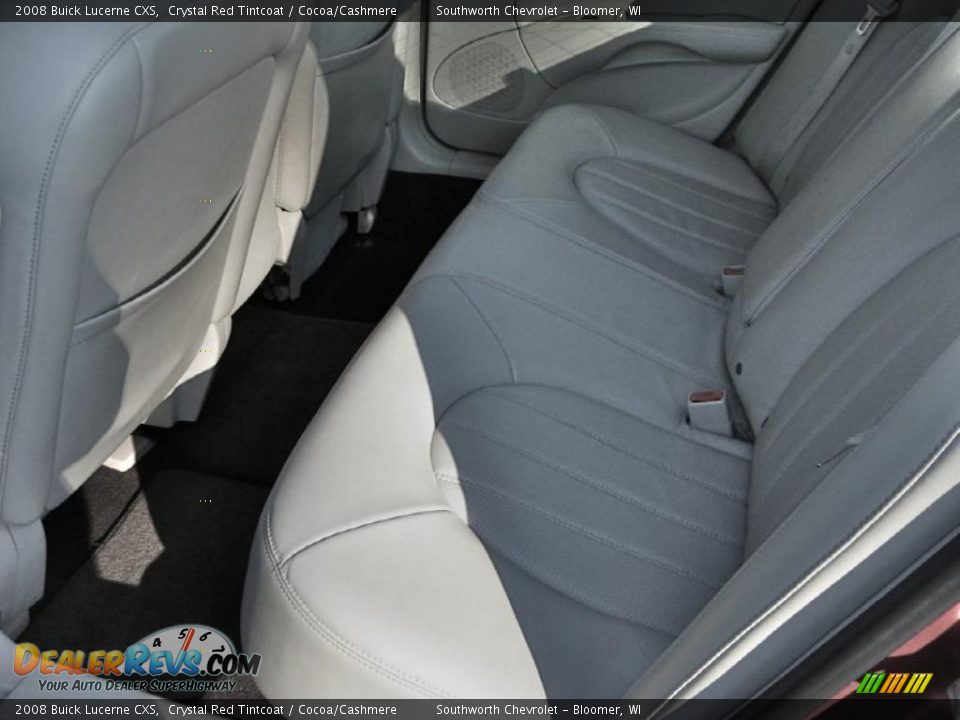 2008 Buick Lucerne CXS Crystal Red Tintcoat / Cocoa/Cashmere Photo #9
