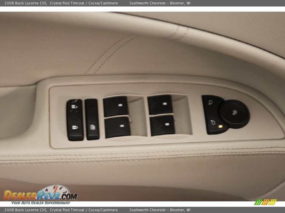 2008 Buick Lucerne CXS Crystal Red Tintcoat / Cocoa/Cashmere Photo #12