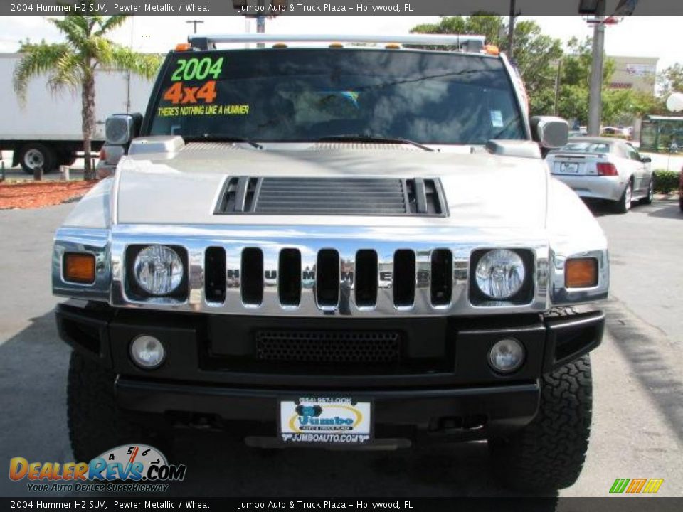 2004 Hummer H2 SUV Pewter Metallic / Wheat Photo #3