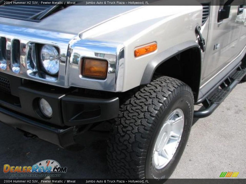 2004 Hummer H2 SUV Pewter Metallic / Wheat Photo #4