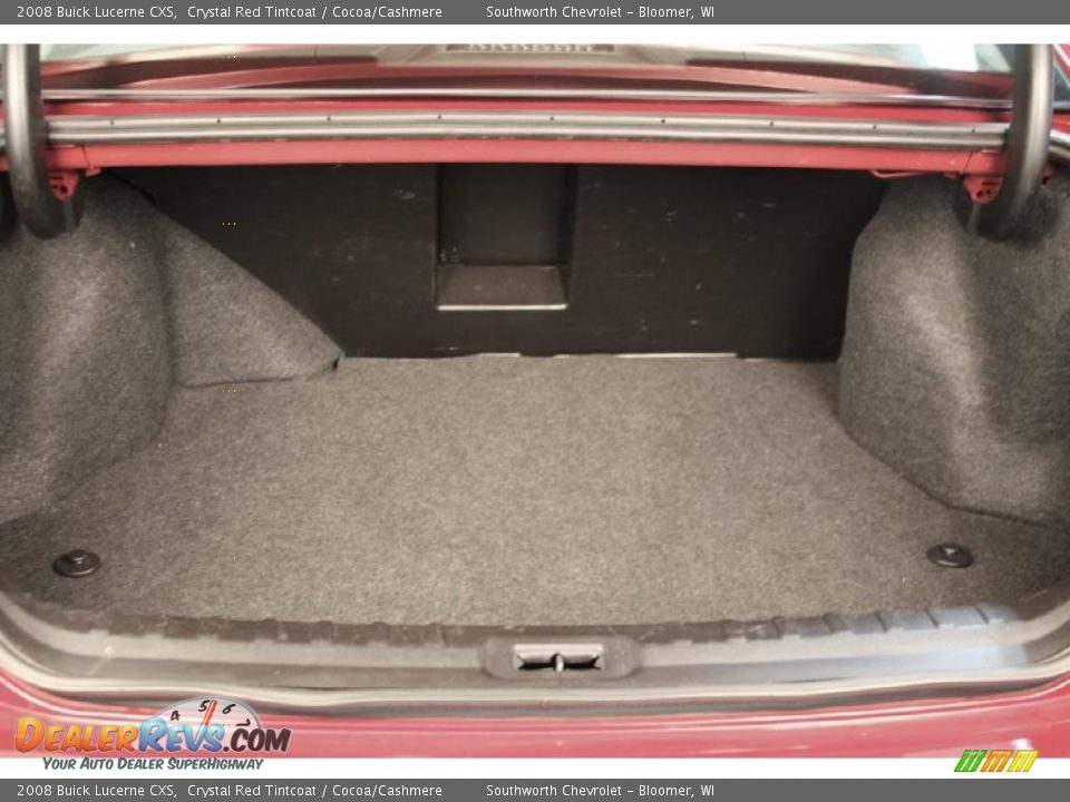 2008 Buick Lucerne CXS Crystal Red Tintcoat / Cocoa/Cashmere Photo #15