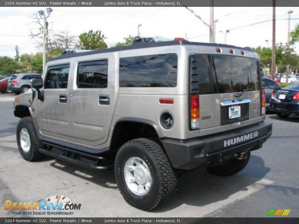 2004 Hummer H2 SUV Pewter Metallic / Wheat Photo #7