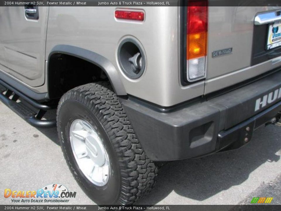 2004 Hummer H2 SUV Pewter Metallic / Wheat Photo #8