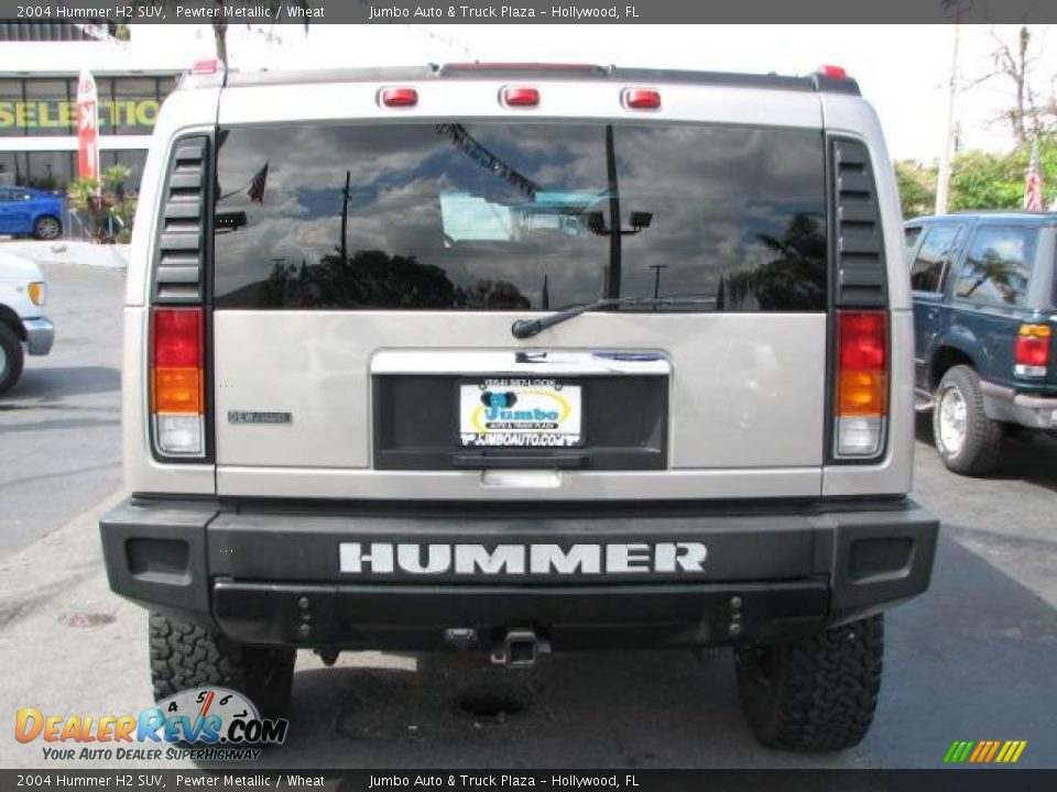 2004 Hummer H2 SUV Pewter Metallic / Wheat Photo #9