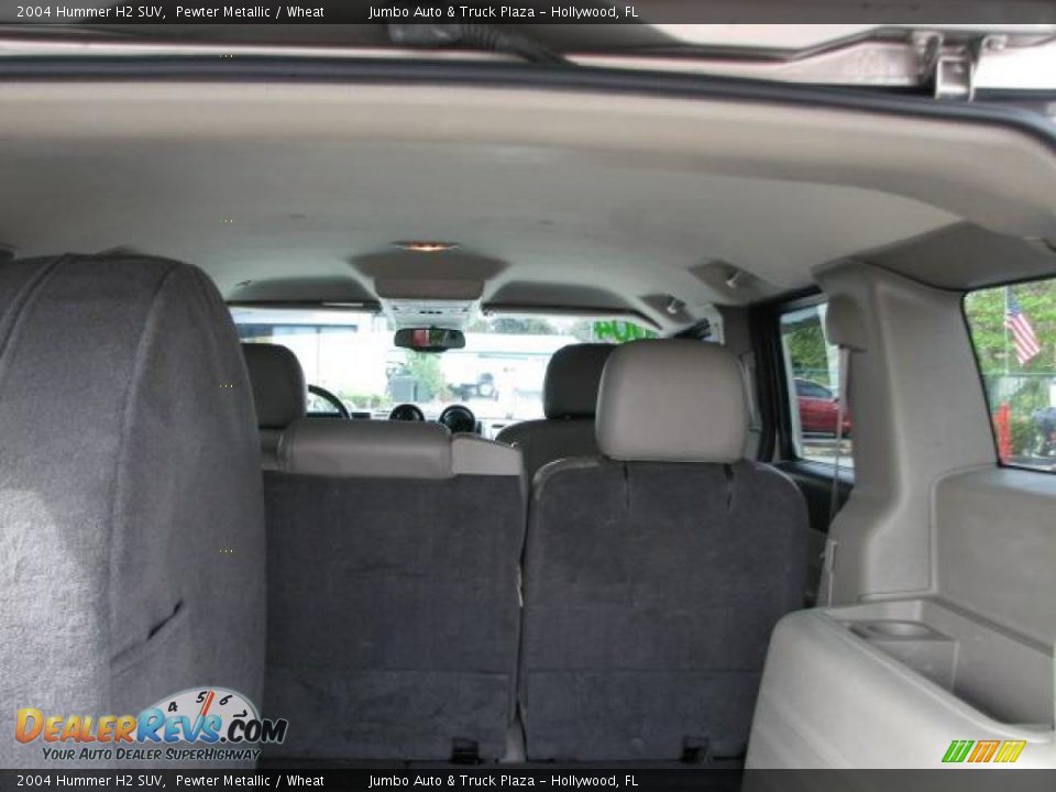 2004 Hummer H2 SUV Pewter Metallic / Wheat Photo #10