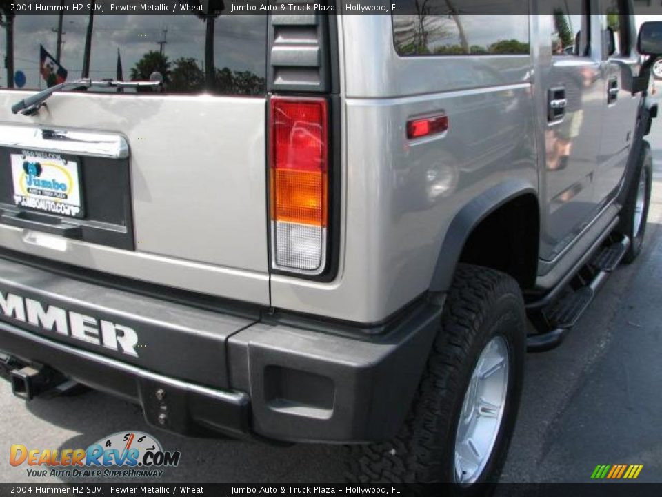 2004 Hummer H2 SUV Pewter Metallic / Wheat Photo #11