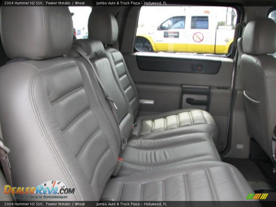 2004 Hummer H2 SUV Pewter Metallic / Wheat Photo #23