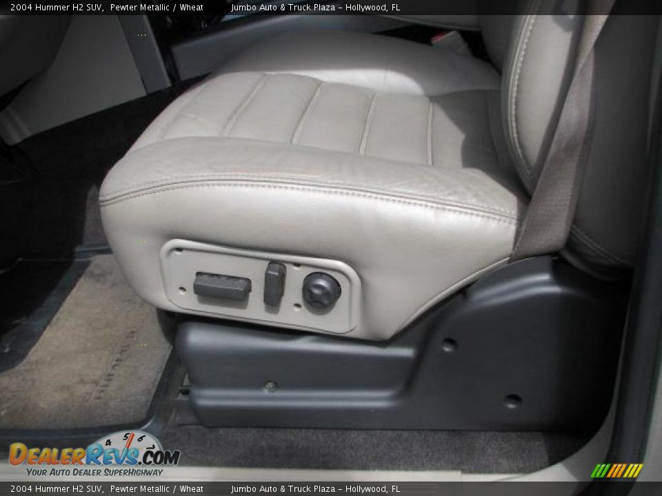 2004 Hummer H2 SUV Pewter Metallic / Wheat Photo #25