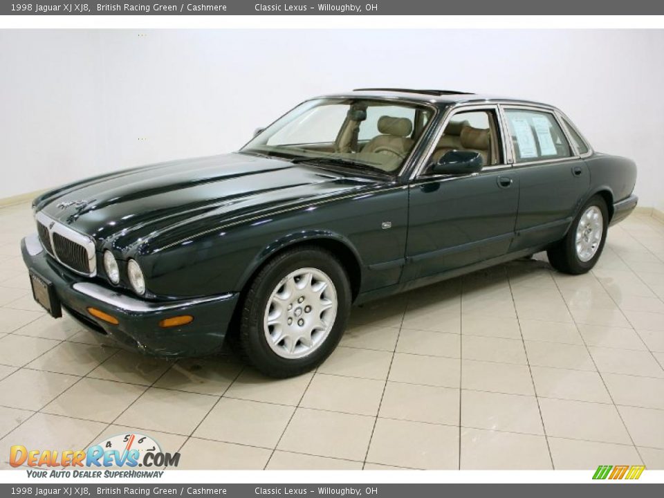 1998 Jaguar XJ XJ8 British Racing Green / Cashmere Photo #4