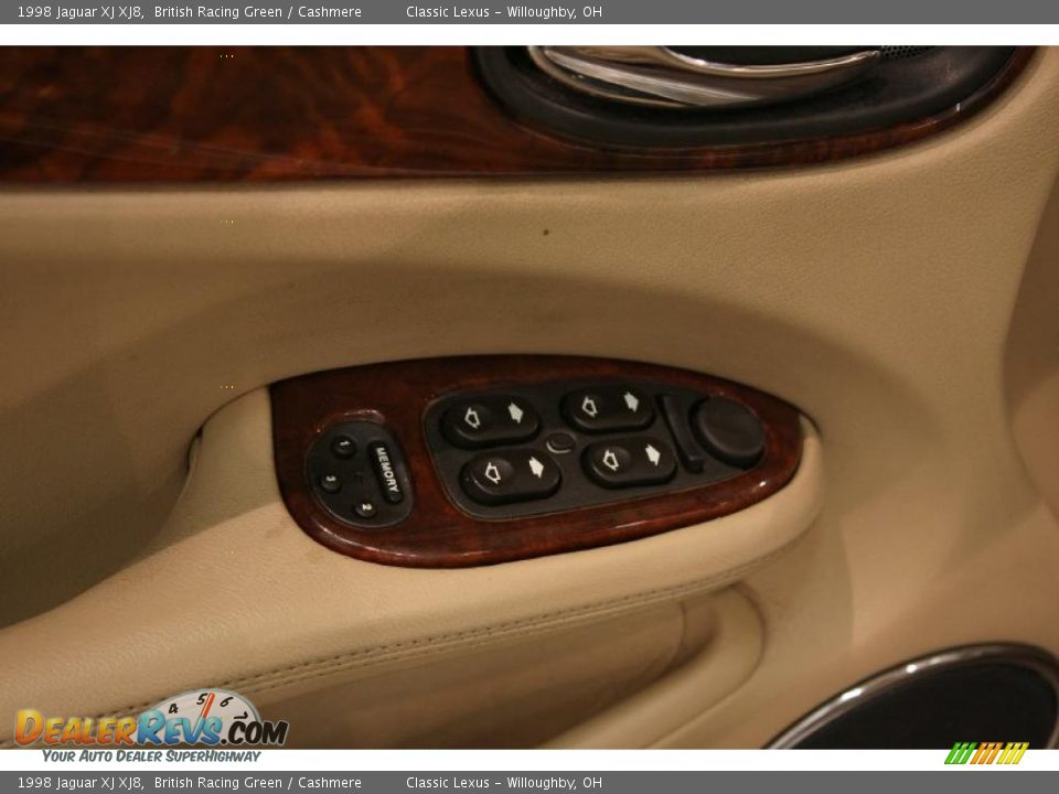 1998 Jaguar XJ XJ8 British Racing Green / Cashmere Photo #7