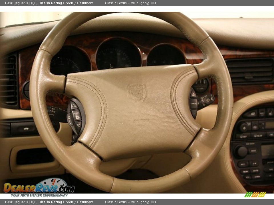 1998 Jaguar XJ XJ8 British Racing Green / Cashmere Photo #13