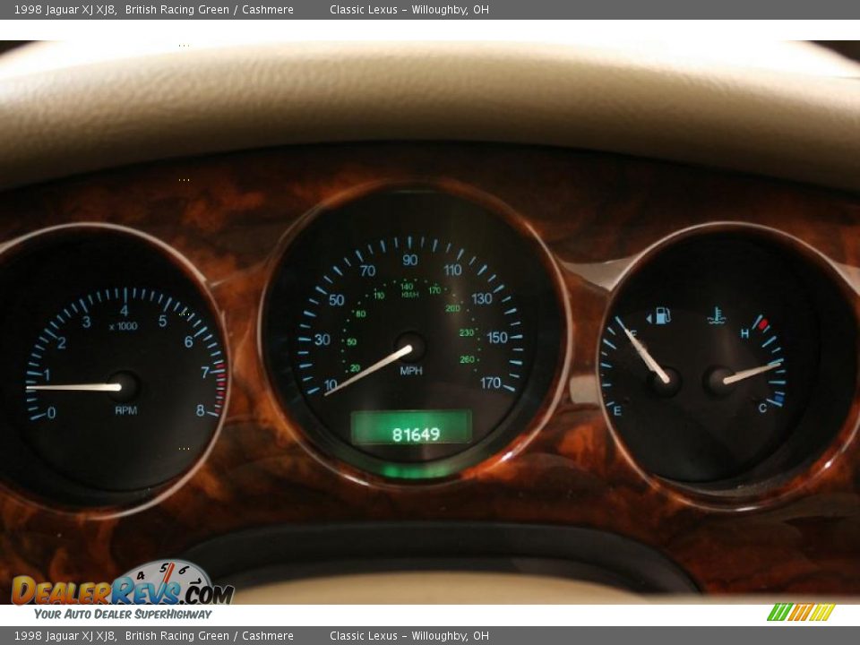 1998 Jaguar XJ XJ8 Gauges Photo #14