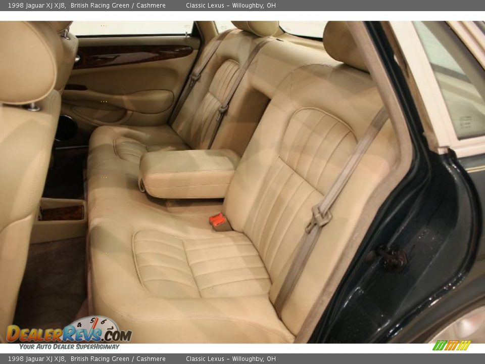 1998 Jaguar XJ XJ8 British Racing Green / Cashmere Photo #22