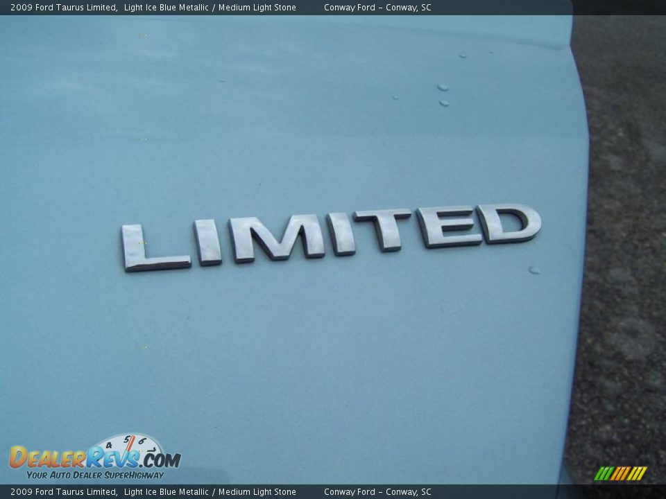 2009 Ford Taurus Limited Light Ice Blue Metallic / Medium Light Stone Photo #14