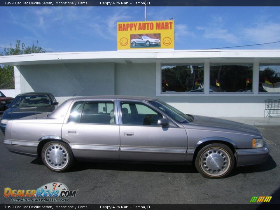 1999 Cadillac DeVille Sedan Moonstone / Camel Photo #1