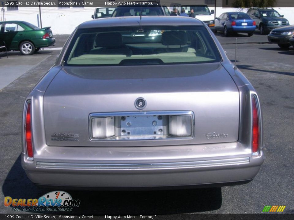 1999 Cadillac DeVille Sedan Moonstone / Camel Photo #8