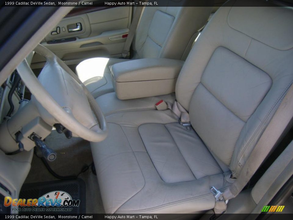 1999 Cadillac DeVille Sedan Moonstone / Camel Photo #11