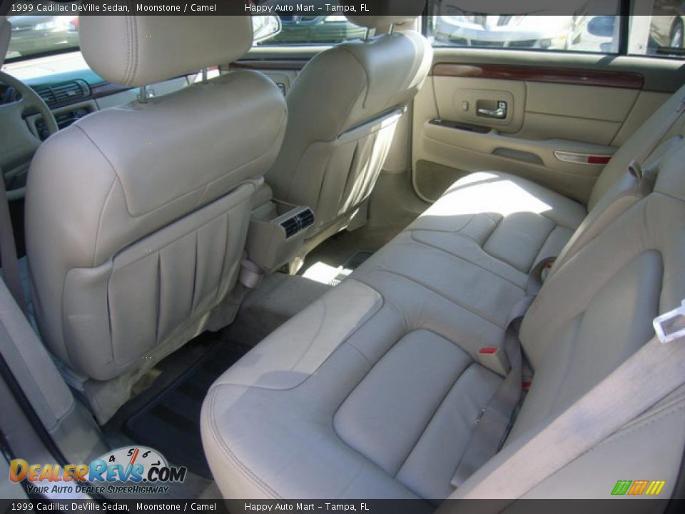 1999 Cadillac DeVille Sedan Moonstone / Camel Photo #12