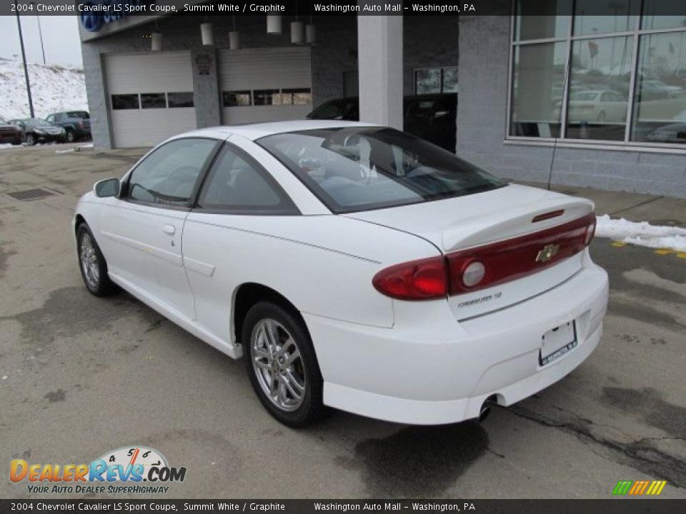 2004 Chevrolet Cavalier LS Sport Coupe Summit White / Graphite Photo #6