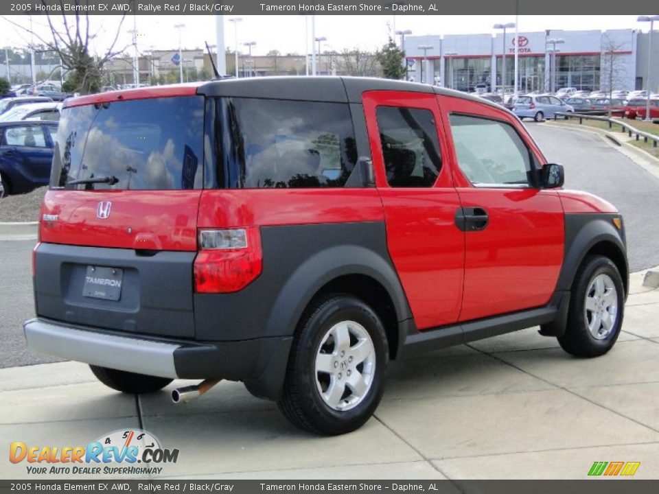 Rallye Red 2005 Honda Element EX AWD Photo #5