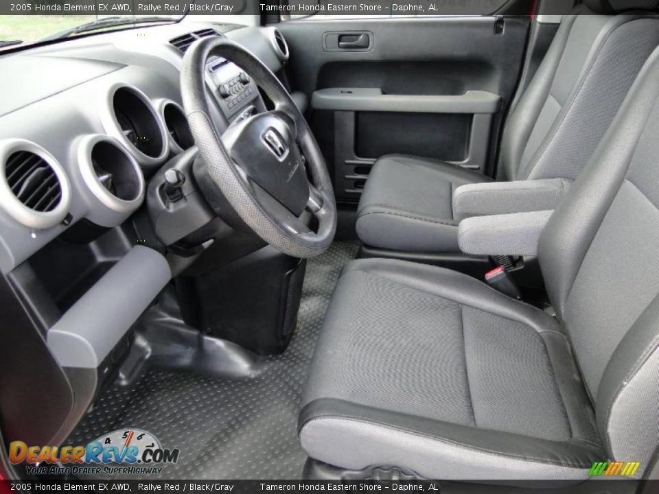 Black/Gray Interior - 2005 Honda Element EX AWD Photo #13