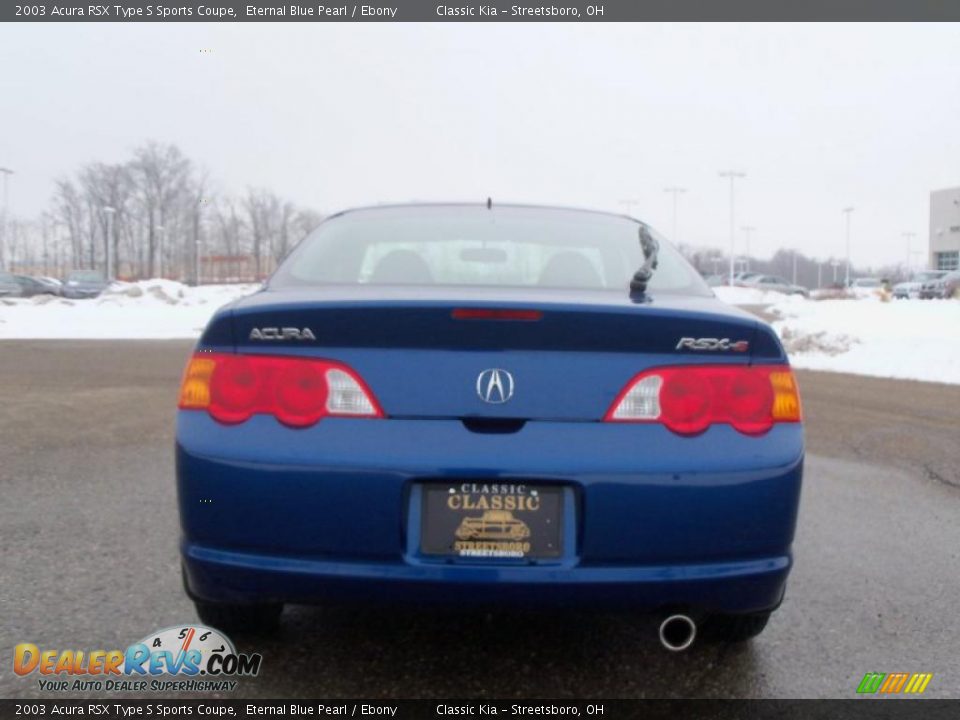 2003 Acura RSX Type S Sports Coupe Eternal Blue Pearl / Ebony Photo #5