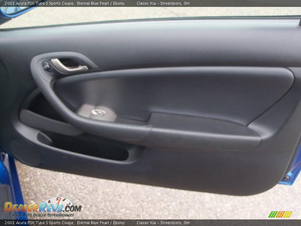2003 Acura RSX Type S Sports Coupe Eternal Blue Pearl / Ebony Photo #11