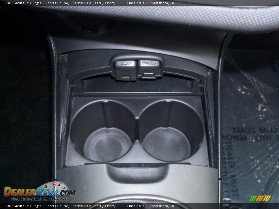 2003 Acura RSX Type S Sports Coupe Eternal Blue Pearl / Ebony Photo #20
