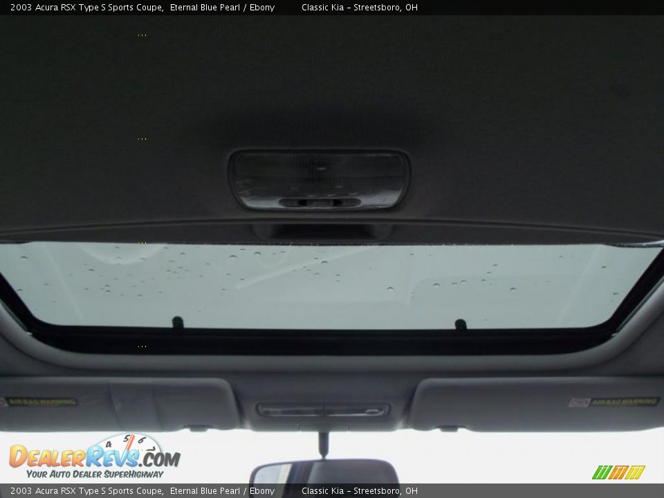 2003 Acura RSX Type S Sports Coupe Eternal Blue Pearl / Ebony Photo #21