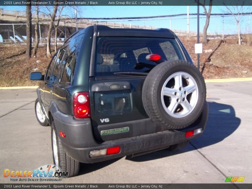 2003 Land Rover Freelander S Epsom Green Metallic / Black Photo #6
