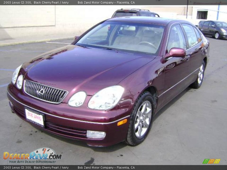 2003 Lexus GS 300 Black Cherry Pearl / Ivory Photo #1