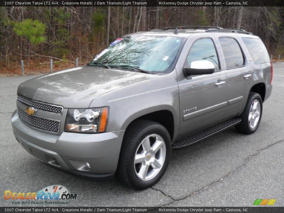 2007 Chevrolet Tahoe LTZ 4x4 Graystone Metallic / Dark Titanium/Light Titanium Photo #1