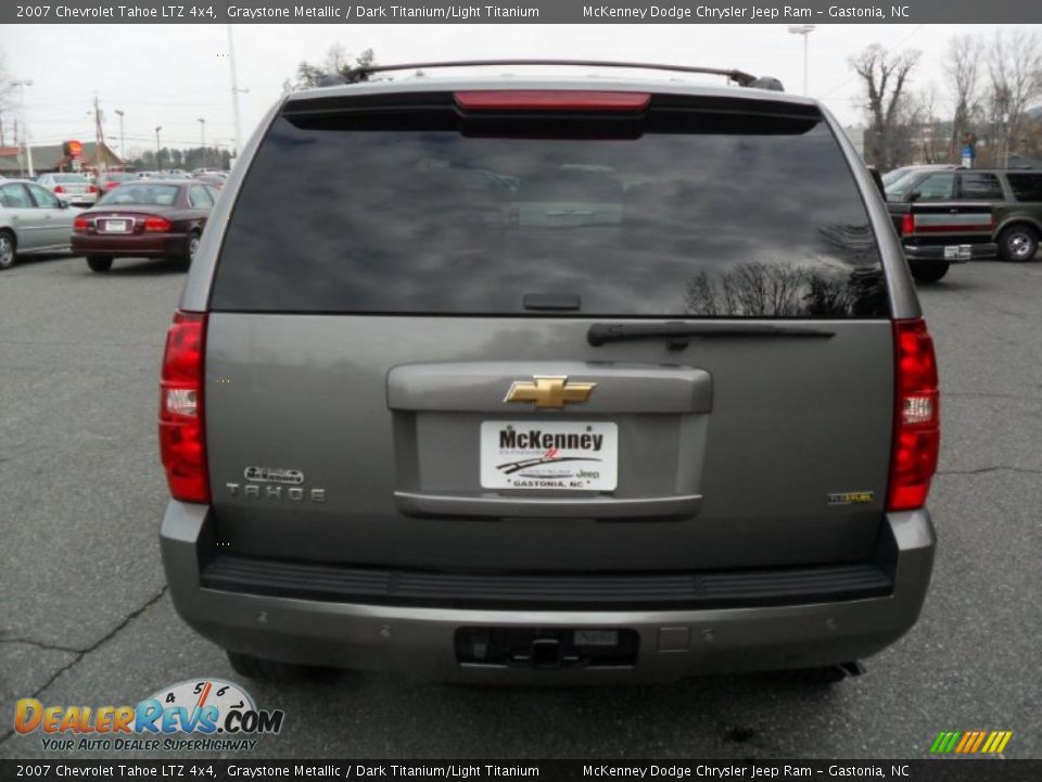 2007 Chevrolet Tahoe LTZ 4x4 Graystone Metallic / Dark Titanium/Light Titanium Photo #3
