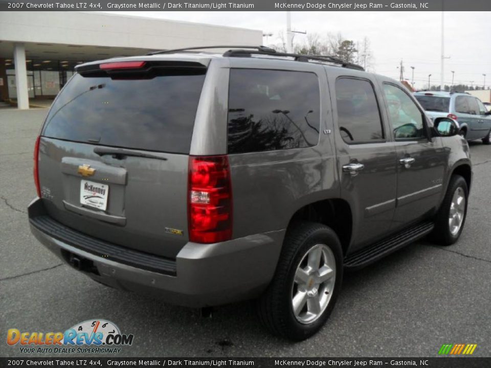 2007 Chevrolet Tahoe LTZ 4x4 Graystone Metallic / Dark Titanium/Light Titanium Photo #4