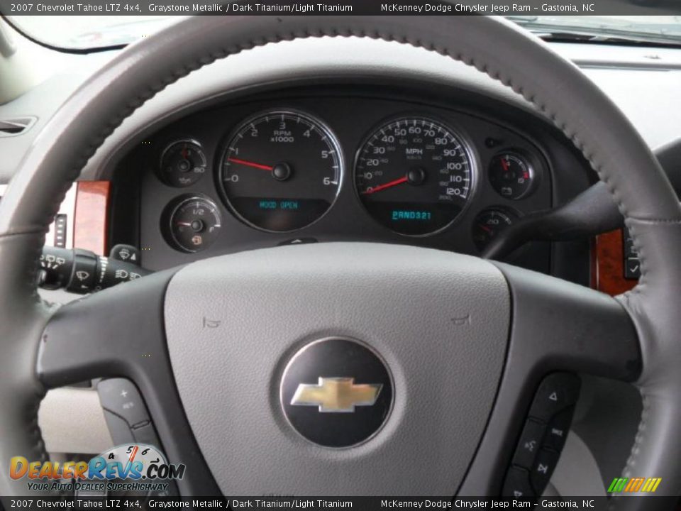 2007 Chevrolet Tahoe LTZ 4x4 Graystone Metallic / Dark Titanium/Light Titanium Photo #13