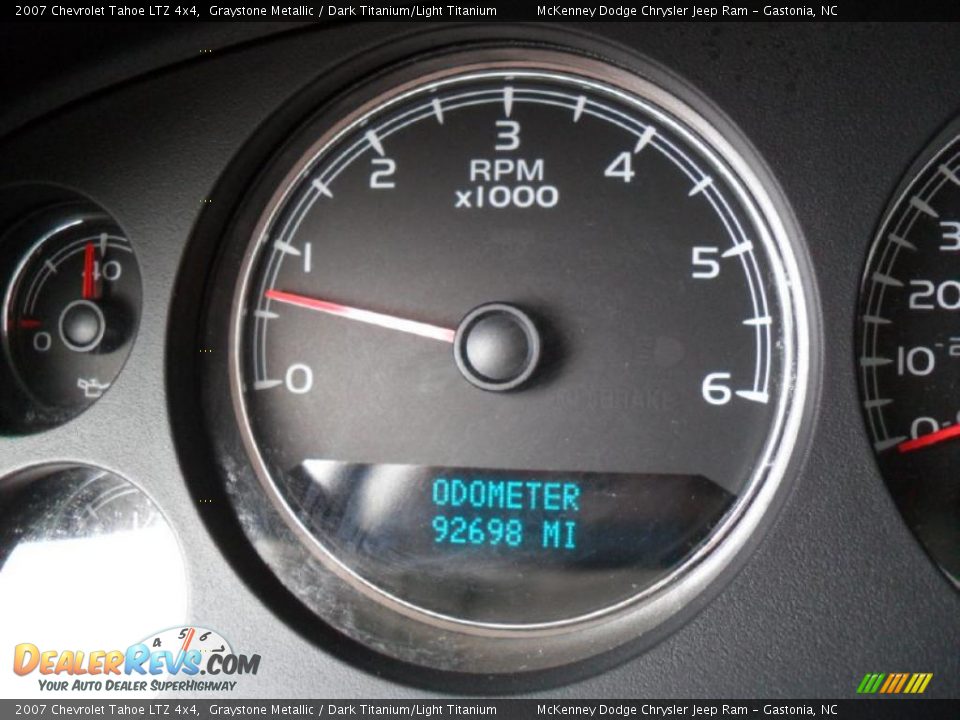 2007 Chevrolet Tahoe LTZ 4x4 Graystone Metallic / Dark Titanium/Light Titanium Photo #14