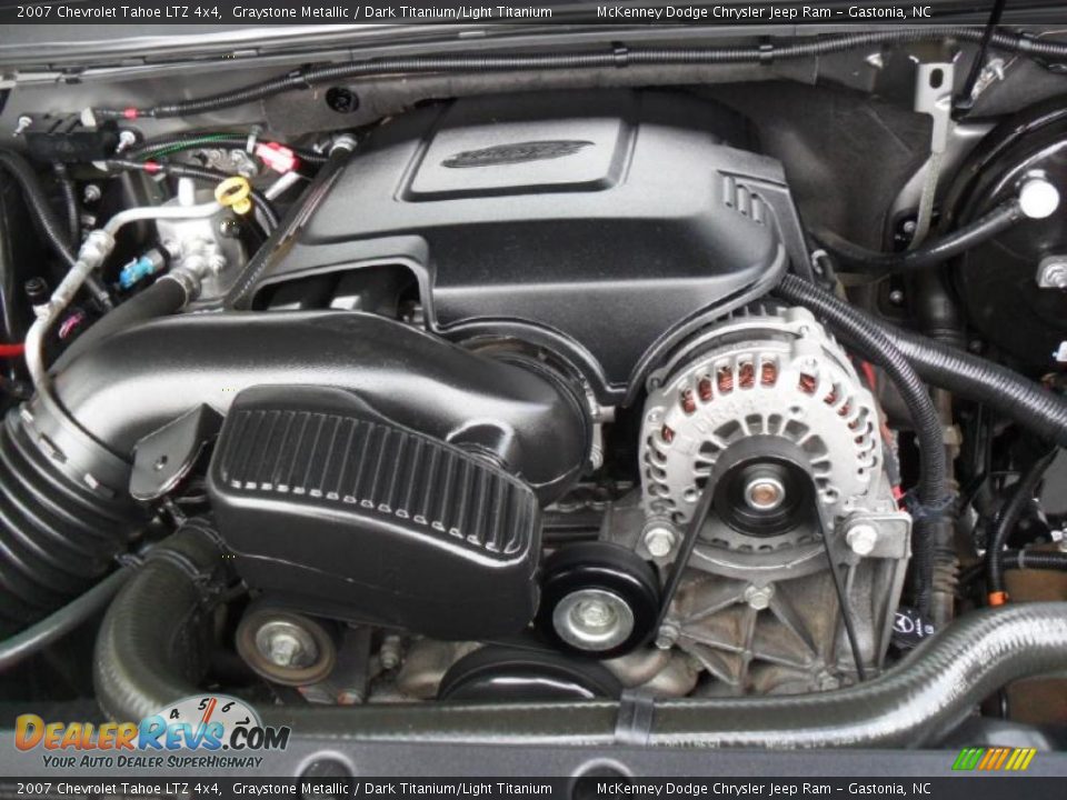 2007 Chevrolet Tahoe LTZ 4x4 Graystone Metallic / Dark Titanium/Light Titanium Photo #26