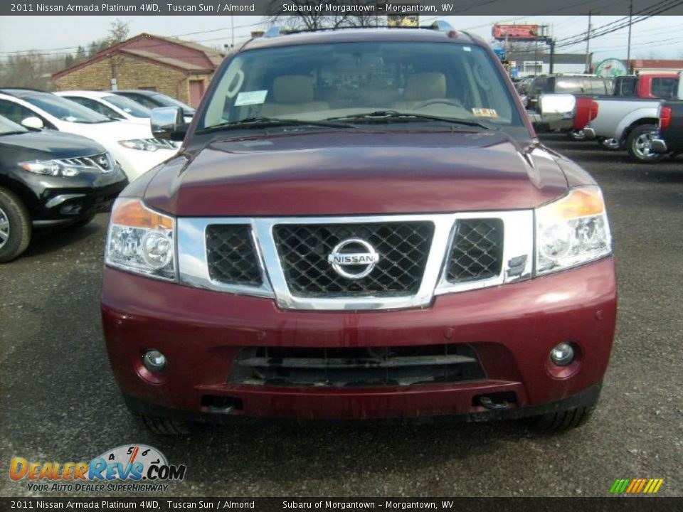 2011 Nissan Armada Platinum 4WD Tuscan Sun / Almond Photo #11