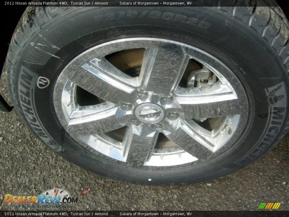 2011 Nissan Armada Platinum 4WD Tuscan Sun / Almond Photo #12