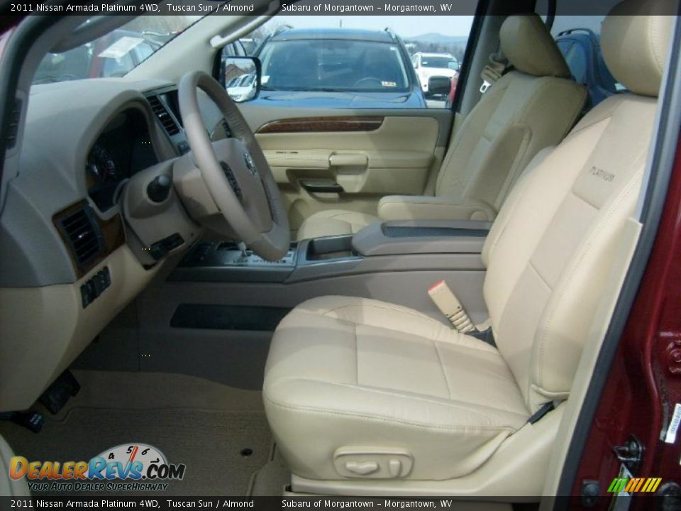 2011 Nissan Armada Platinum 4WD Tuscan Sun / Almond Photo #13
