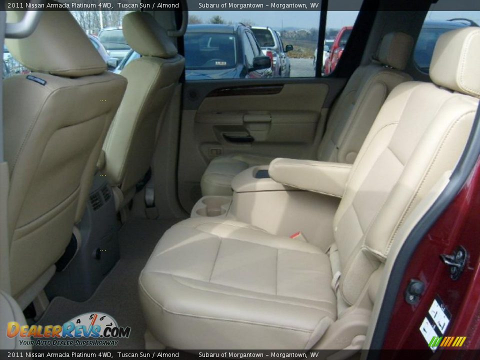2011 Nissan Armada Platinum 4WD Tuscan Sun / Almond Photo #14