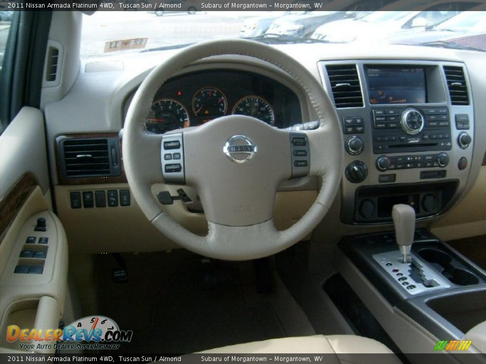 2011 Nissan Armada Platinum 4WD Tuscan Sun / Almond Photo #16