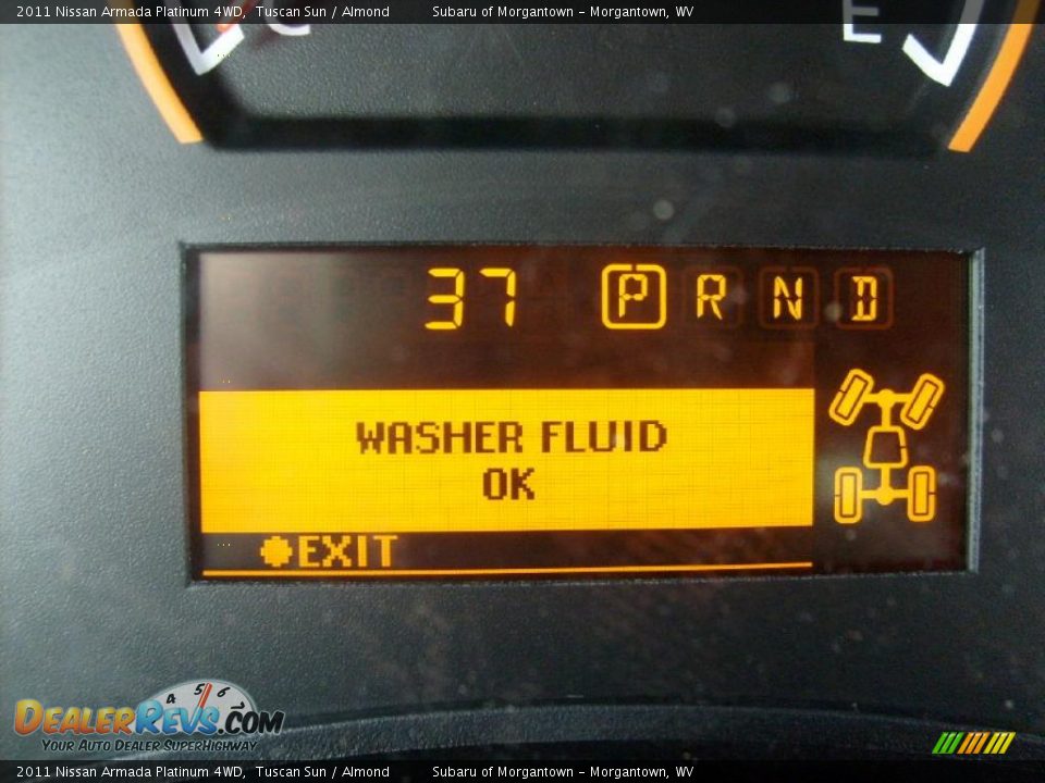 2011 Nissan Armada Platinum 4WD Tuscan Sun / Almond Photo #20