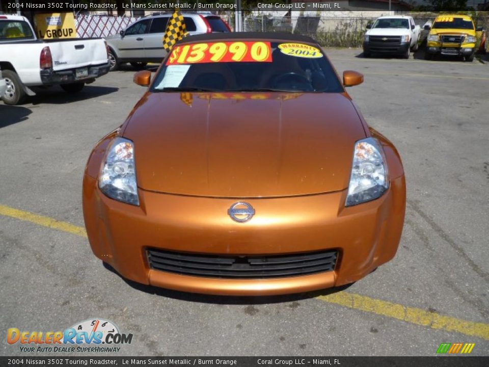 2004 Nissan 350Z Touring Roadster Le Mans Sunset Metallic / Burnt Orange Photo #2