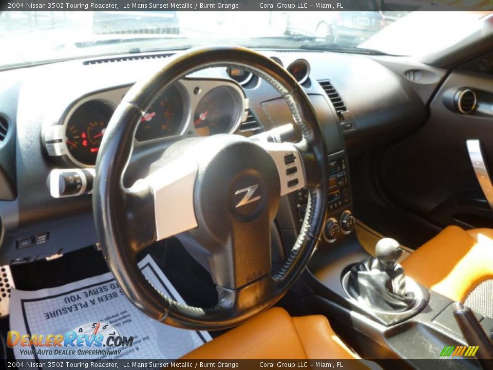 Burnt Orange Interior 2004 Nissan 350z Touring Roadster