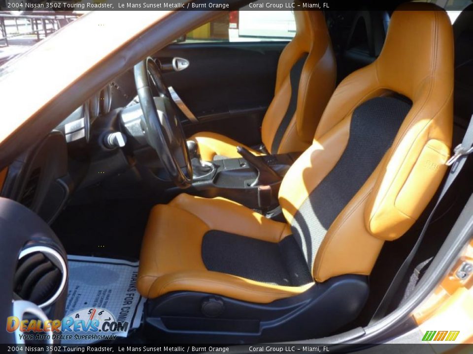 Burnt Orange Interior 2004 Nissan 350z Touring Roadster