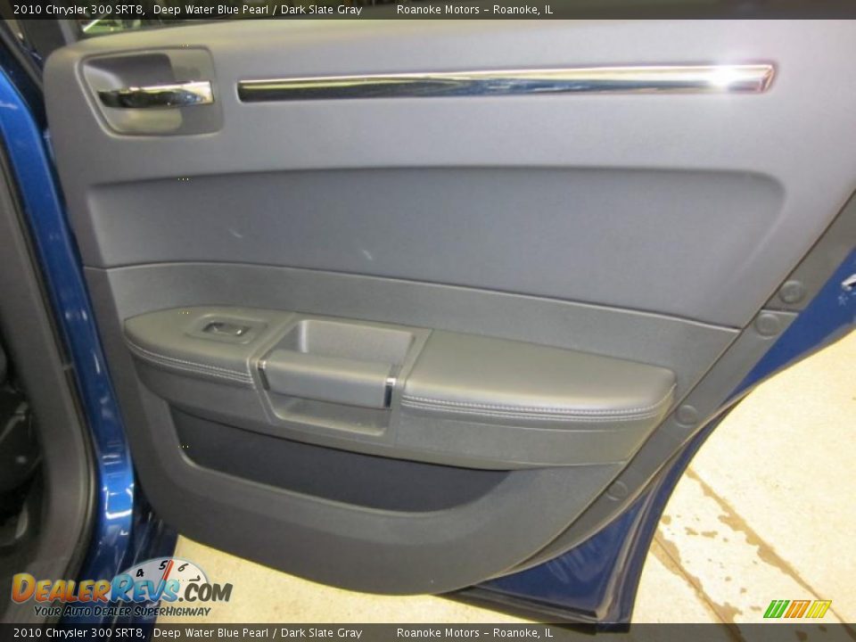 2010 Chrysler 300 SRT8 Deep Water Blue Pearl / Dark Slate Gray Photo #23